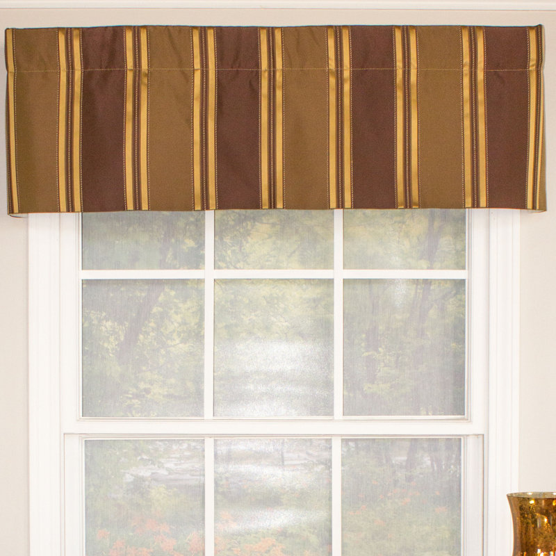 Cantonnière droite 50 "Euro Stripe, Olive