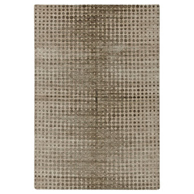 Hand Knotted Wool Area Rug in Multi
