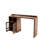 Minimalist Rectangular Solid Wood Bar Table