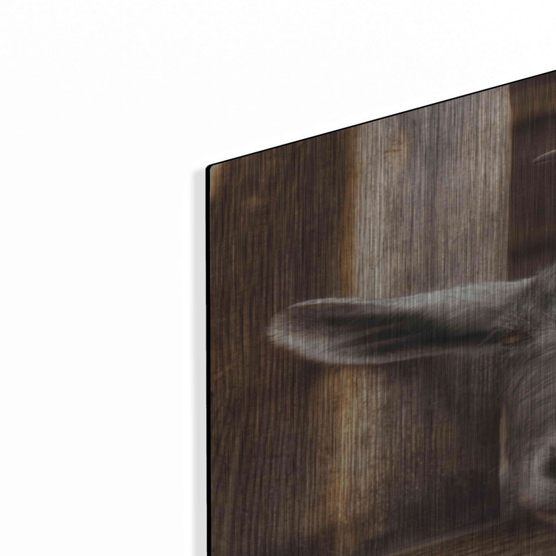 «Grey Goat» par Lori Deiter, H 36 po x l 24 po