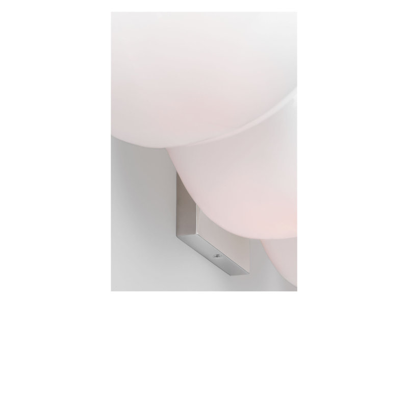 Applique murale pour salle de bain Dalisha, Nickel poli, 4