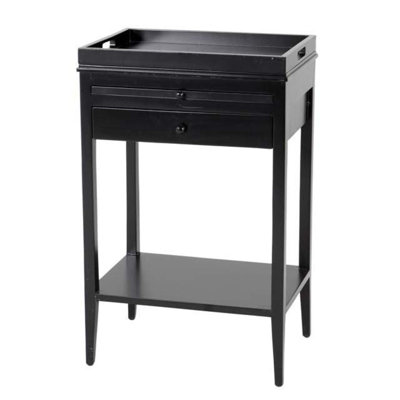 Broomer Solid Wood End Table