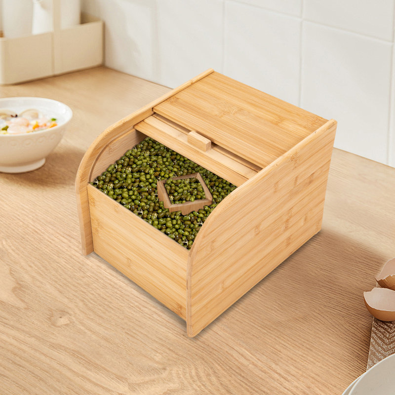 Lomana Rectangle Bamboo Food Storage Container
