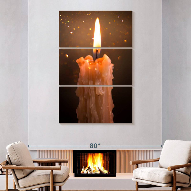 Adella Bright Candle, 74" H x 48" W