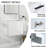 Didio 22.06'' Single Bathroom Vanity with Ceramic Top-1380765884