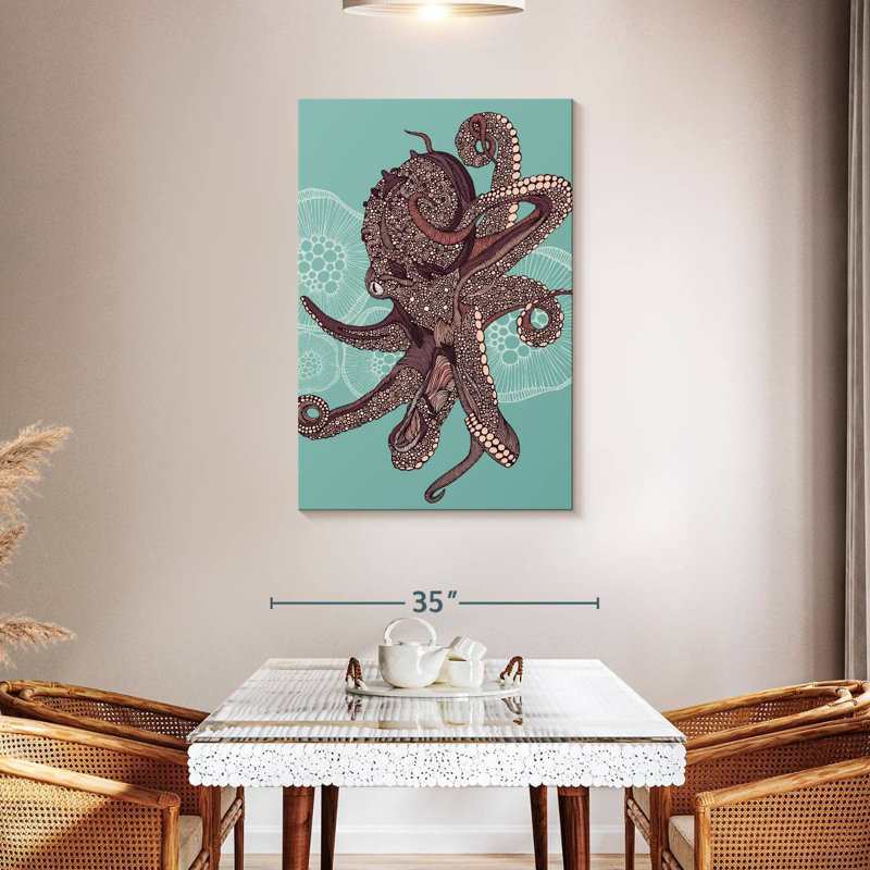 Brampt Octopus Bloom, 45" H x 30" W