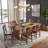 Solid Wood Live Edge Dining Table-739315280-739756617