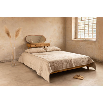 Flat Solid Wood Bed