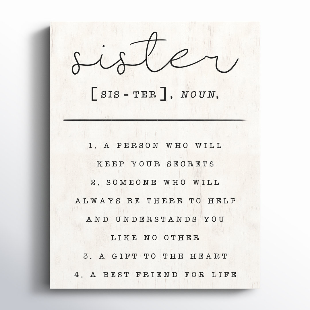 Bulle Sweet Sister Canvas Art Sand & Stable™ Baby & Kids