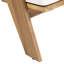 Chaises club d'extérieur en bois d'acacia avec coussins (ensemble de 2)