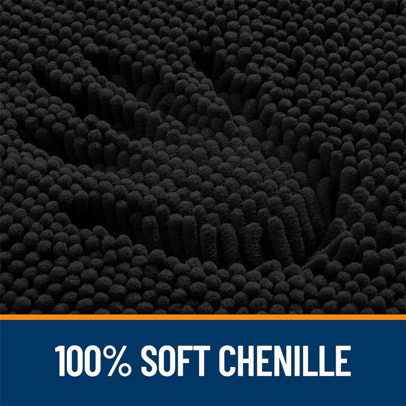 Campagne Chenille Non-Slip Bath Mat