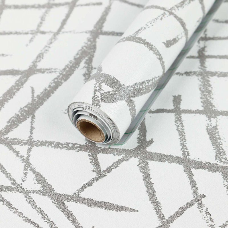 Rouleau de papier peint repositionnable Line Peel & Stick (2 rouleaux / couvertures 28,74 pieds carrés)