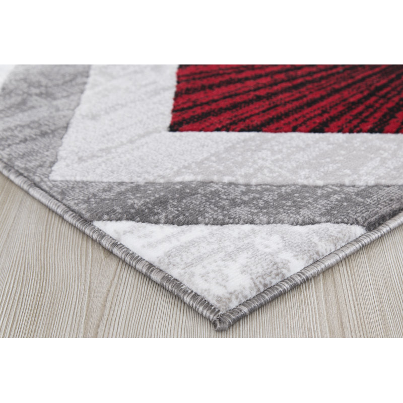 Arnoldo Geometric Indoor Rug, Rectangle 5'3" x 7'2"