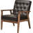 Faux Leather Armchair-2099196490