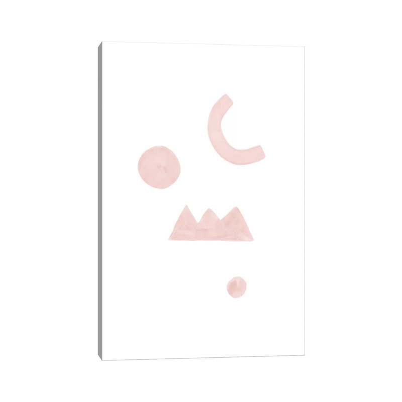 Watercolor Abstract Composition III 1 Piece Wrapped Canvas Wall Art, 66.04 cm H x 45.72 cm W x 3.175 cm D