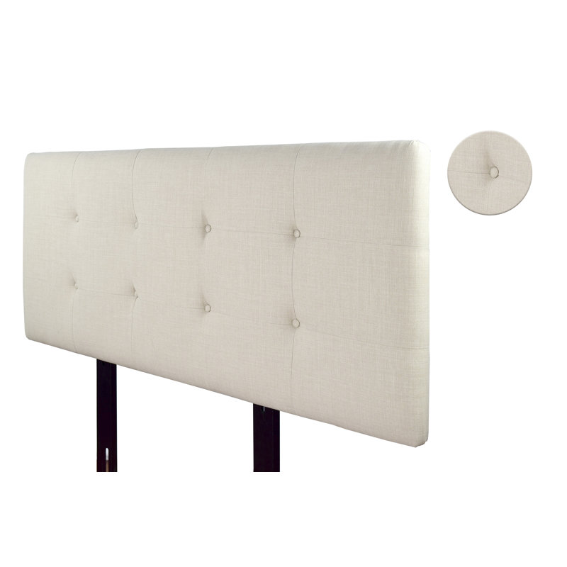 Tête de lit tapissier, Beige, Simple