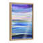 Art mural en verre encadré «Seaside Serenity» par Xizhou Xie-983040612