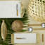 Palm Cheese Board with Spreader