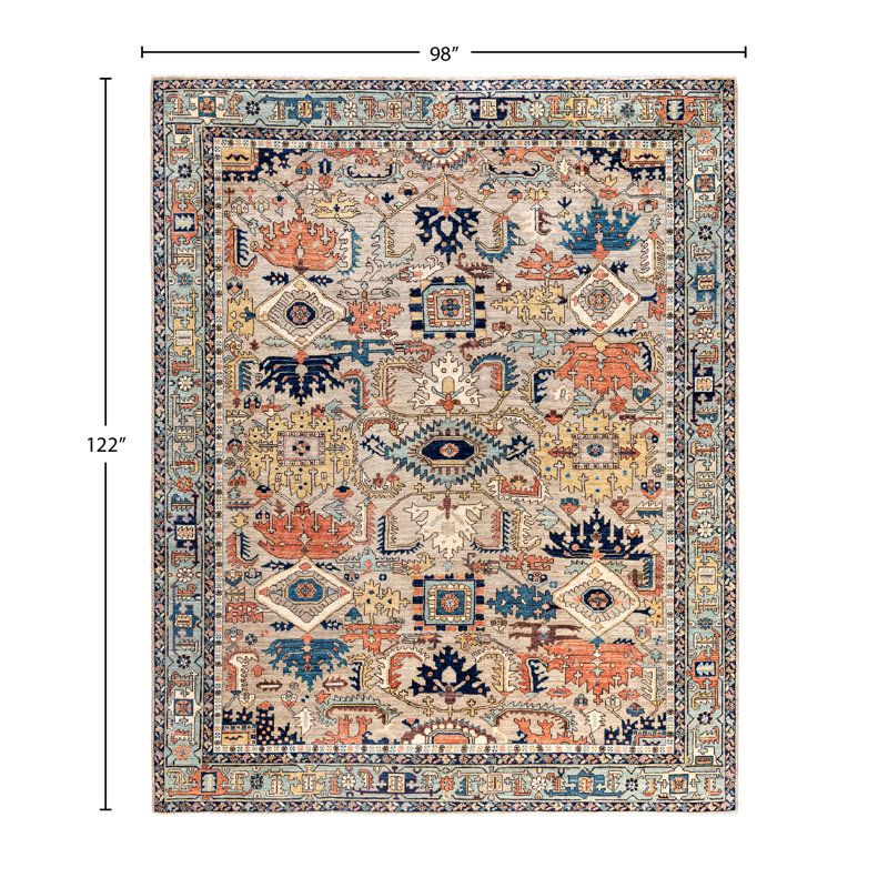 Serapi One-of-a-Kind 8' 2" X 10' 2" Hand Knotted Area Rug