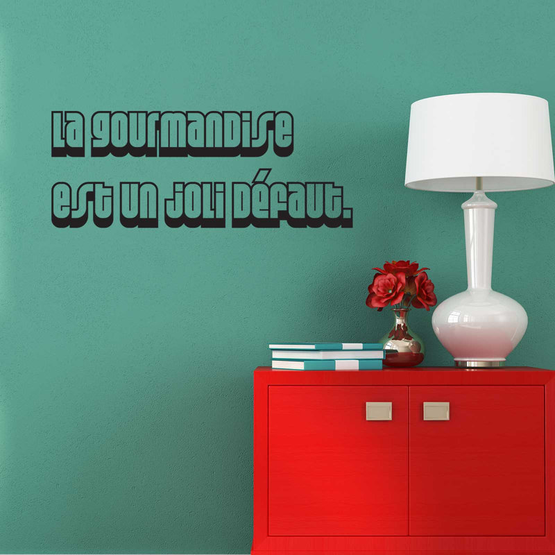 Text & Numbers Wall Decal