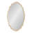 Vintage Scalloped Oval Wall Mirror