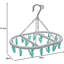 MantraRaj Oval Sock Dryer with 20 Pcs Clothes Pegs Plastic Hangers for Washing Line with Clips