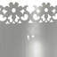 22cm H x 103cm W Galvanised Steel Hardware