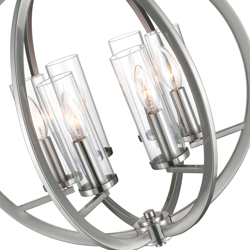 Lustre en forme de globe à 6 lumières Slagle
