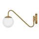 Granger Single Light Steel Dimmable Plug-in Swing Arm Sconce