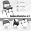 Antonino Fabric Padded Stackable Folding Chair Folding Chair Set