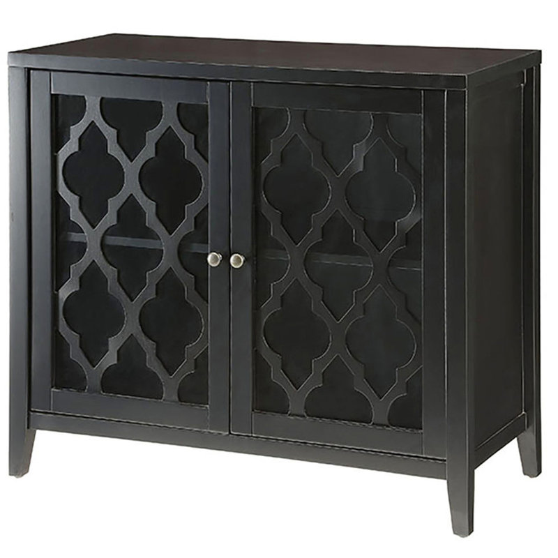 Console avec tablette et apparence tendance: Compartiment à tablettes en bois noir élégant: Rehaussez le style
