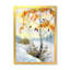 Bouvreuil sur le bouleau d'hiver - Peinture-1484719297-1484719309