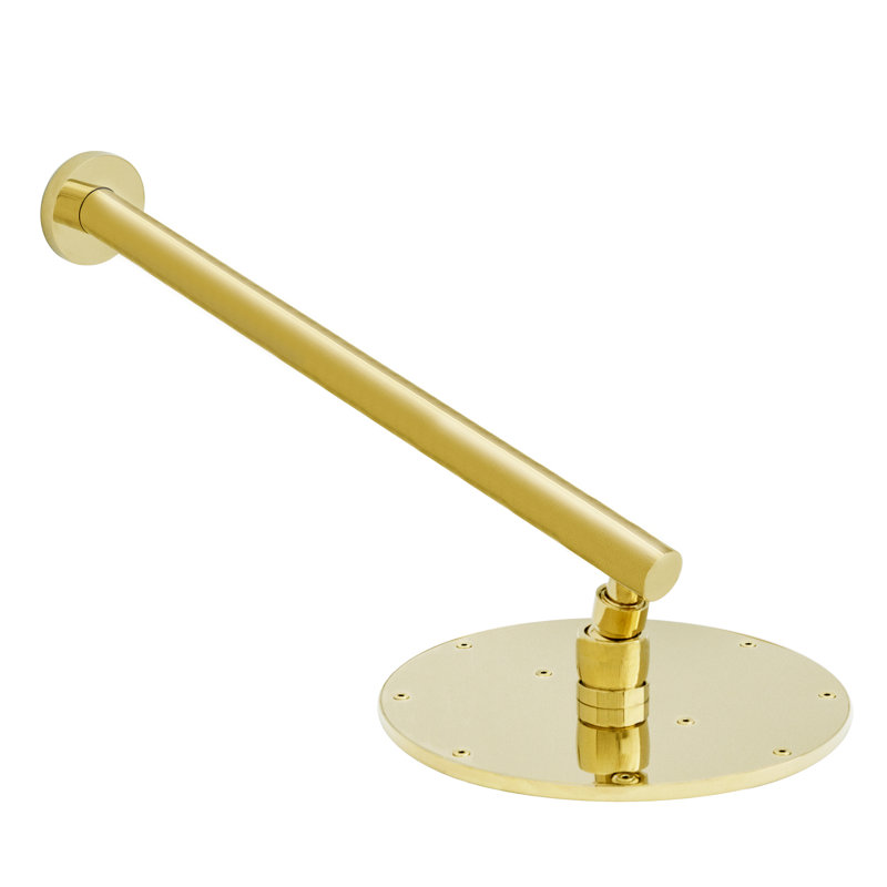 Complete Shower System with Rough-in Valve, Polished Gold