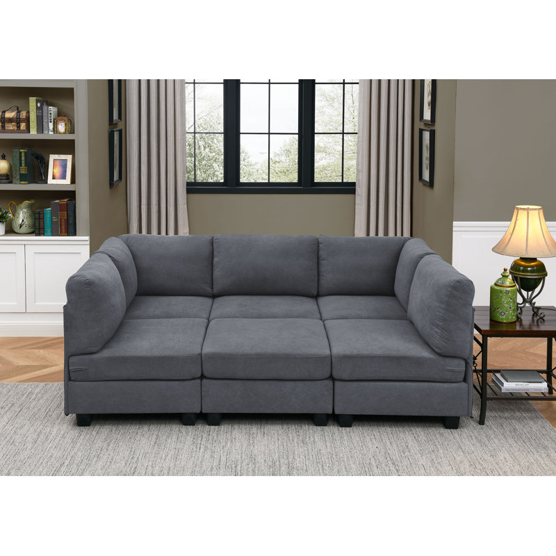 Polyester Upholstered Modular Sectional