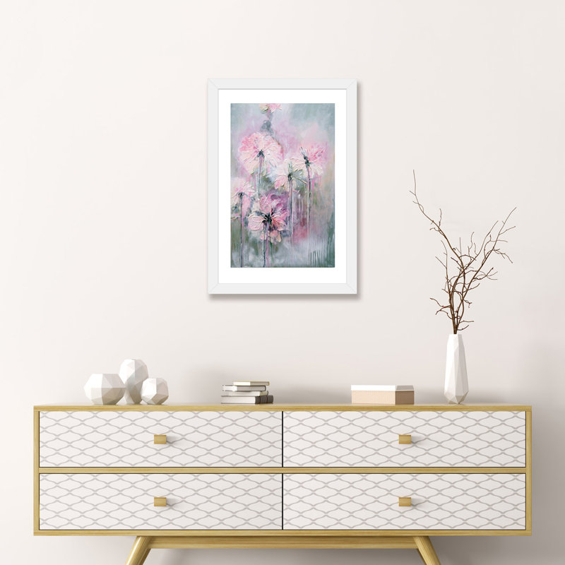 «Gentle Summer Rain», reproduction d'art, Papier blanc, H 24 po x l 16 po x P 1 po