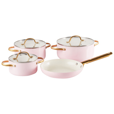 ELITE PRO 7 - Piece Non-Stick Stainless Steel Cookware Set