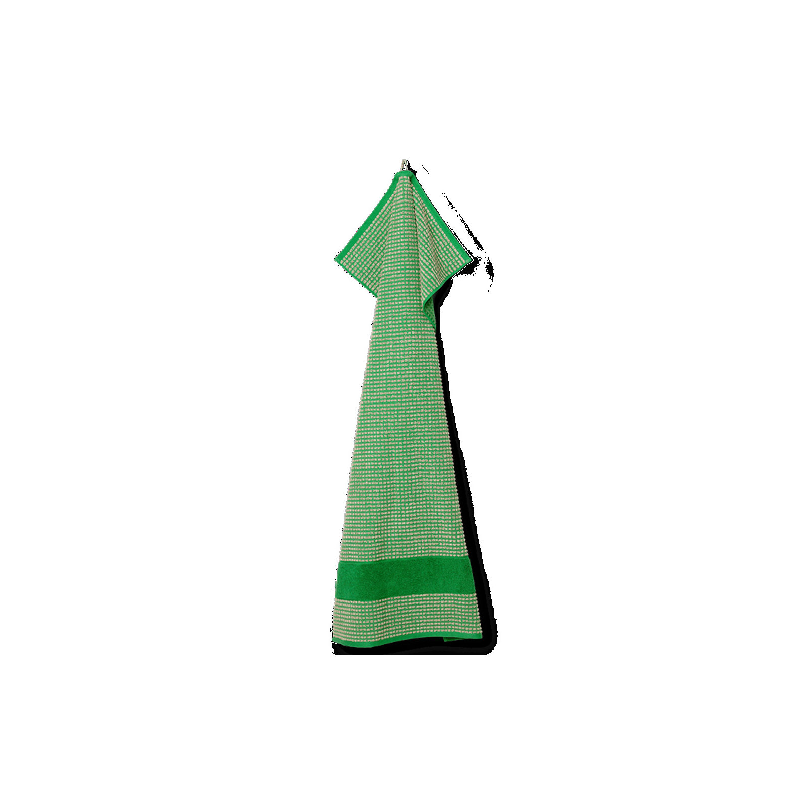 Check Bath Sheet 39.4" X 70.9", Green/Sand