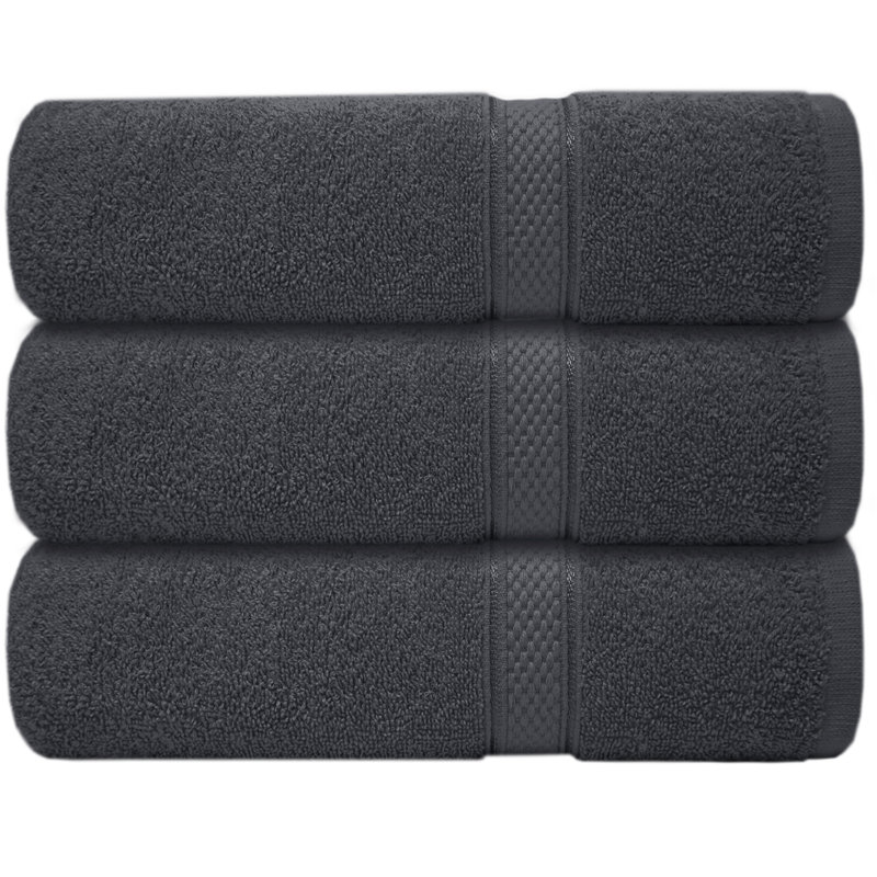 Fillbert Midweight Bath Towel, Grey