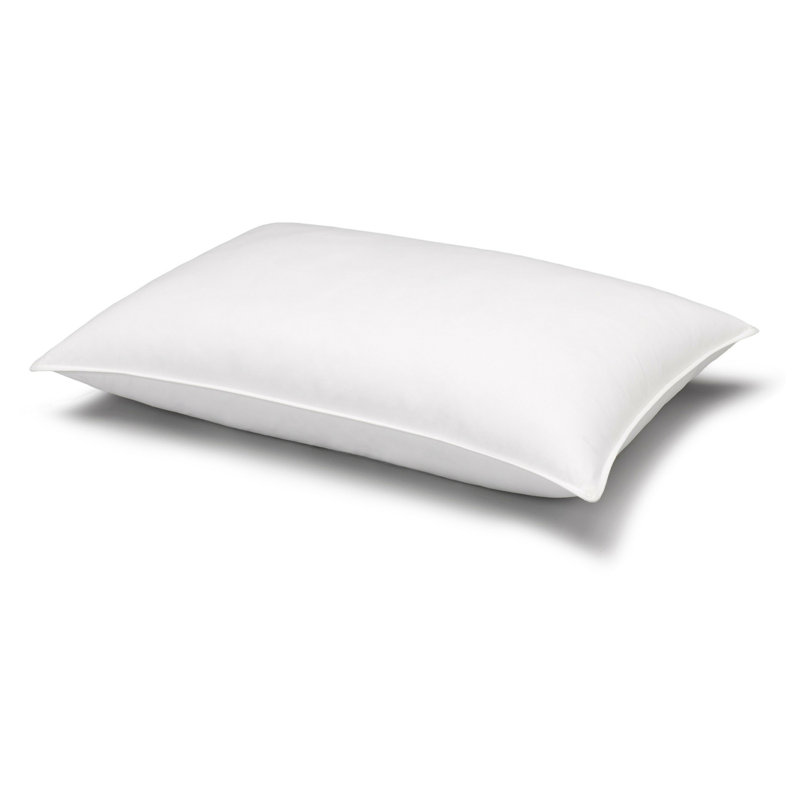 Oreiller en duvet blanc Oakham, densité douce, Grand