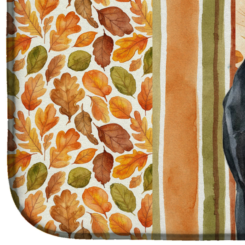 Tapis de séchage noir Black Greyhound Heirloom