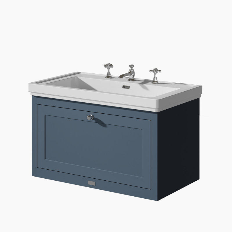 Hartleigh 830 mm Bathroom Vanity, Stiffkey Blue