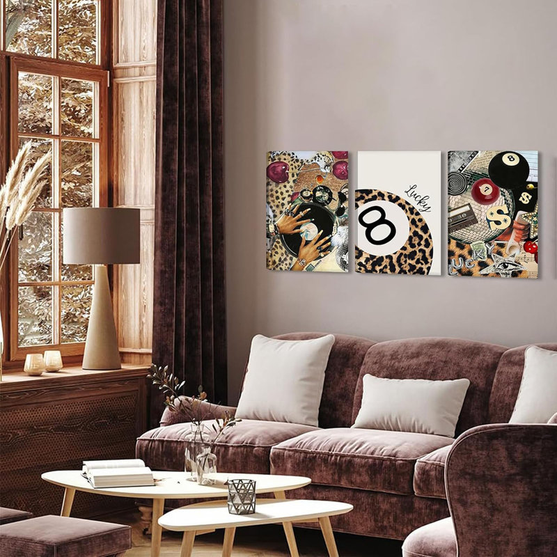 3 Piece Wrapped Canvas Wall Art