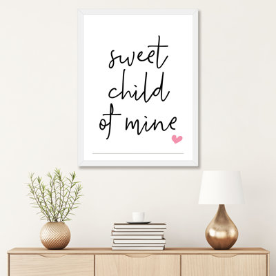 " Sweet Child Of Mine "