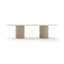 Rhythm Oval Stone Pedestal Dining Table