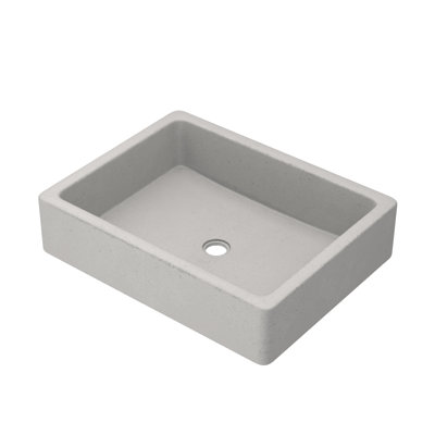 Nipomo Stone Handmade Rectangular Undermount Bathroom Sink