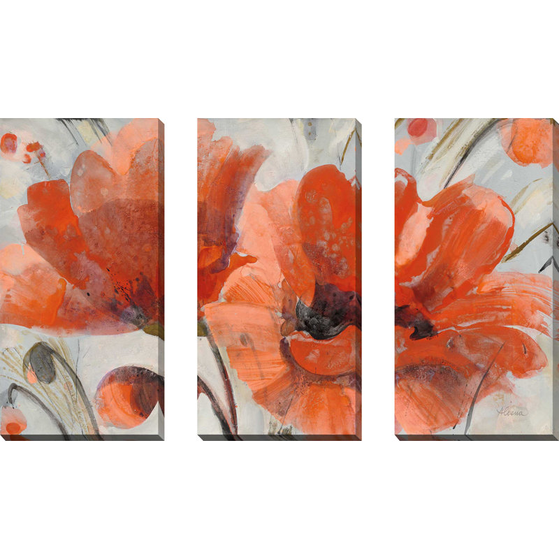 "Popping", ensemble de 3 impressions sur toile