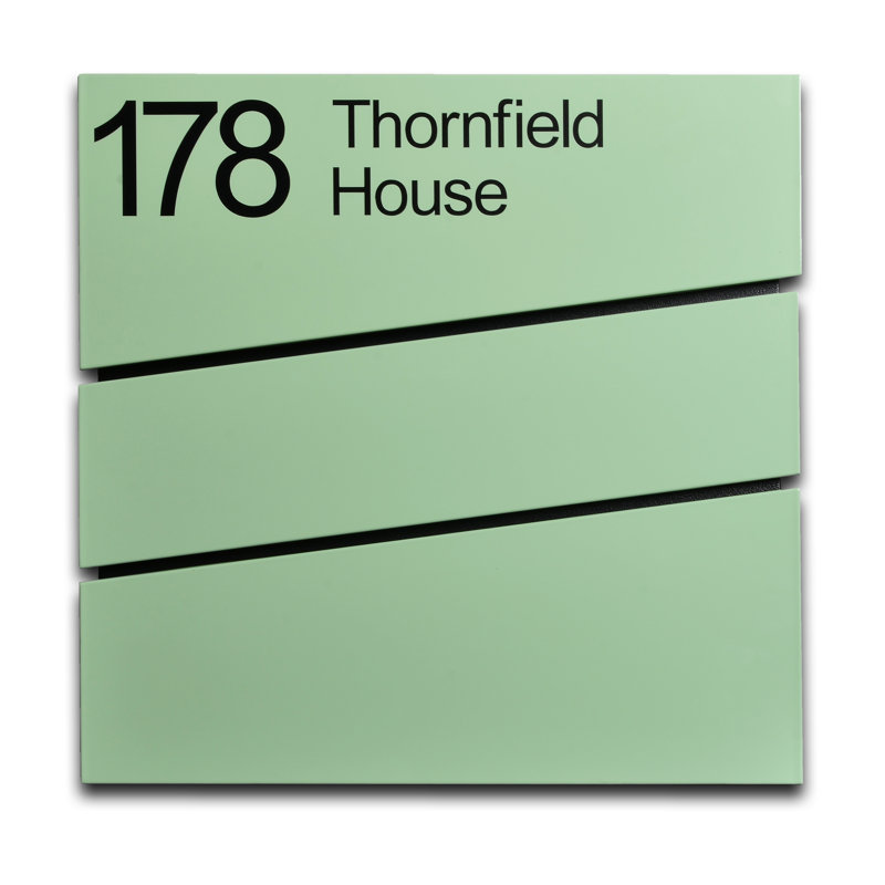 Ayoka Steel Wall Mounted Post Box, Chartwell Green