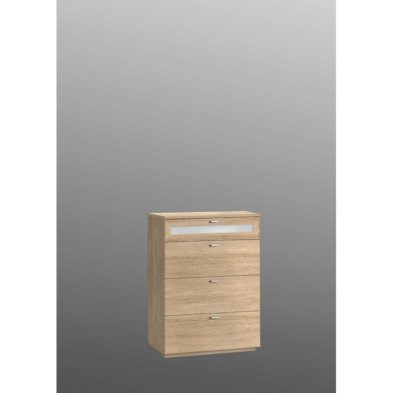 Rafila 4 - Drawer Rectangle Accent Chest, Beige