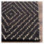 Bohemian Hand-Woven Black Area Rug-495684192