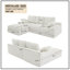 Canapé modulaire en L 98 po avec méridienne en L 98 po-619203951